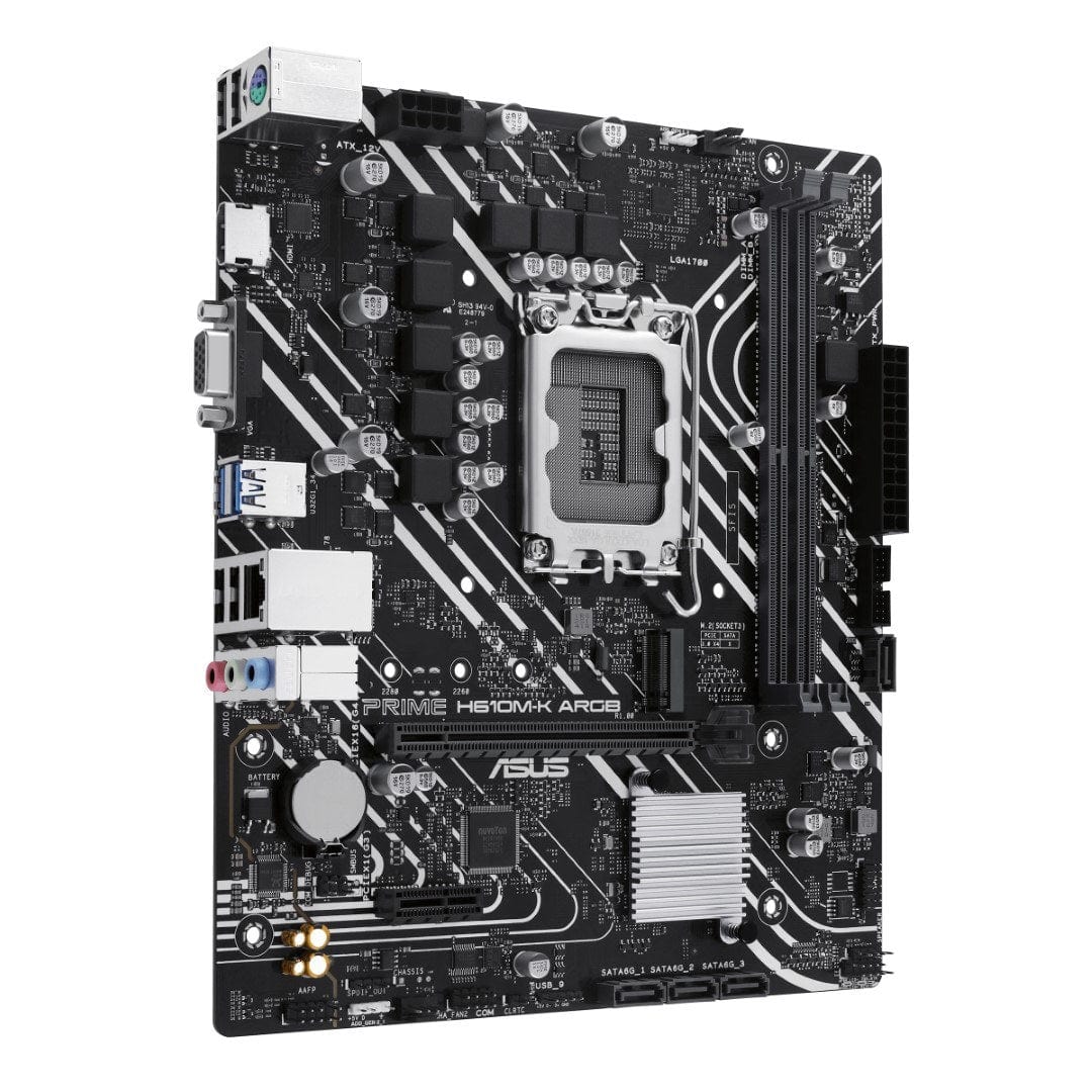 ASUS Prime H610M-K ARGB Intel LGA 1700 micro ATX Motherboard 90MB1G90-M0EAY0