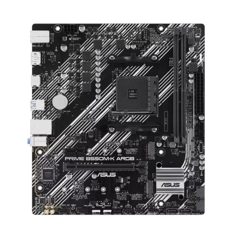 Asus Prime B550M-K ARGB AMD B550 Socket AM4 DDR4 mATX Motherboard 90MB1GC0-M0EAY0