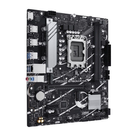 ASUS Prime B760M-R D4 Intel LGA 1700 micro ATX Motherboard 90MB1HA0-M0EAY0