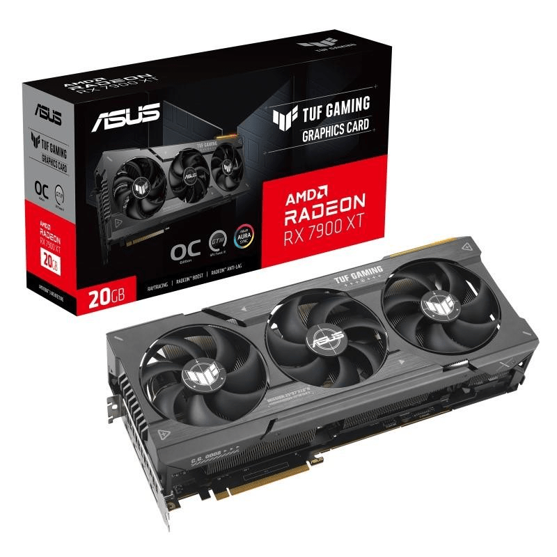 Asus TUF Gaming Radeon RX 7900 XT OC Edition 20GB GDDR6 Graphics Card 90YV0IV1-M0NA00