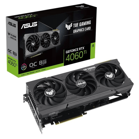 Asus TUF Gaming GeForce RTX 4060 Ti OC Edition 8GB GDDR6 Graphics Card 90YV0J50-M0NA00