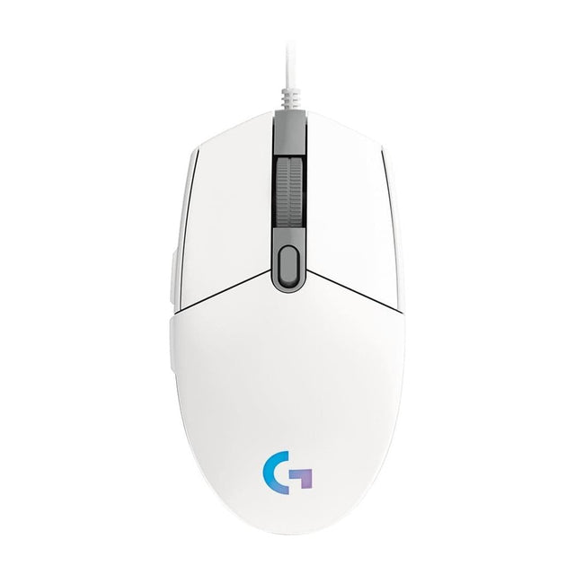 Logitech G203 LightSync 8,000 DPI RGB Wired Gaming Mouse - White 910-005797