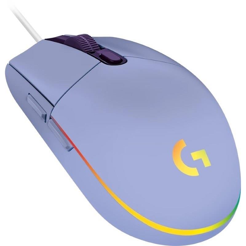 Logitech G203 Lightsync Gaming Mouse Lilac 910-005854