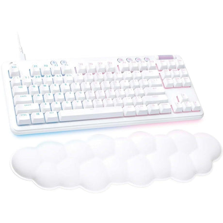 Logitech G G713 TKL GX Tactile Lightsync RGB Wired Mechanical Gaming Keyboard - White Mist 920-010422