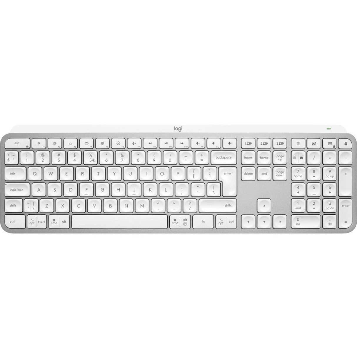 Logitech MX Keys S Wireless Keyboard - Pale Grey 920-011588