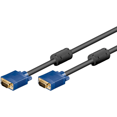 Goobay SVGA Male to Male Gold-Plated Cable 5m 93370