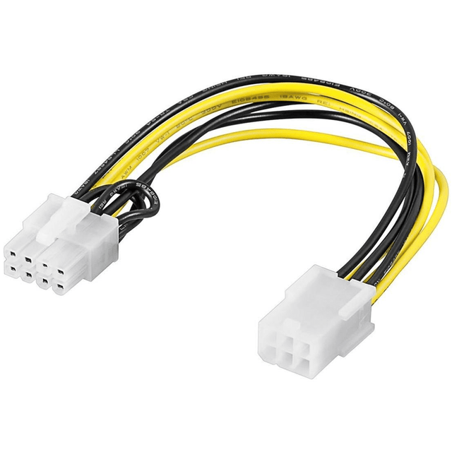 Goobay 6-Pin to 8-Pin PCI Express Power Cable 93635