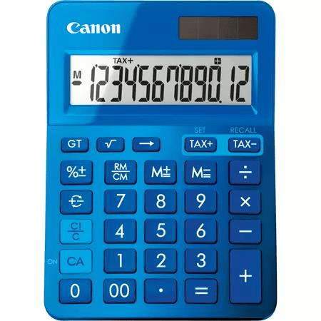 Canon LS-123K Basic Calculator Blue 9490B001