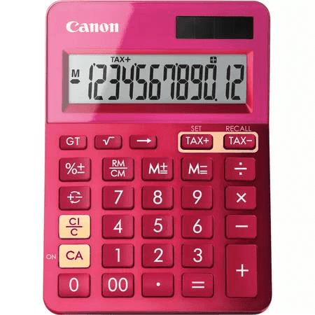 Canon LS-123K Basic Calculator Pink 9490B003