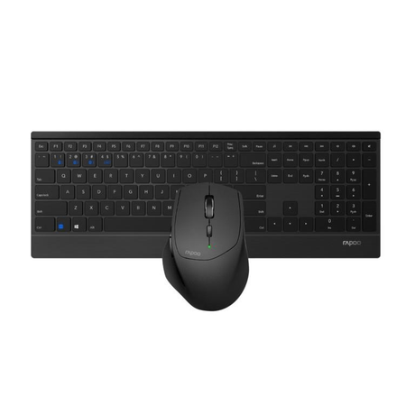 Rapoo 9500M Multi-Mode Wireless Ultra-Slim Keyboard and Mouse Combo