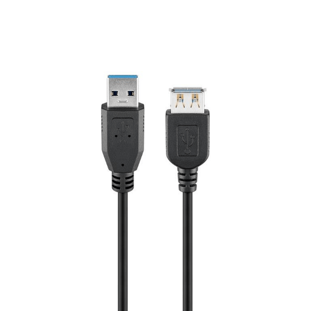 Goobay USB 3.0 SuperSpeed Extension 5m Cable Black 95726