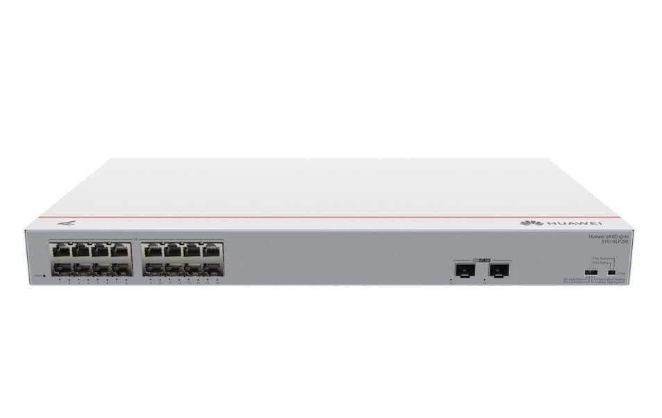 Huawei CloudEngine S110-16LP2SR 16xGE ports 2xSFP 124W POE+ Gigabit Ethernet 1U Switch- Grey 98012197