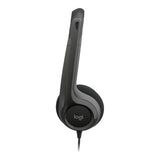 Logitech H390 USB Headset with Noise-Cancelling Mic - Black 981-000406