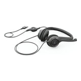 Logitech H390 USB Headset with Noise-Cancelling Mic - Black 981-000406