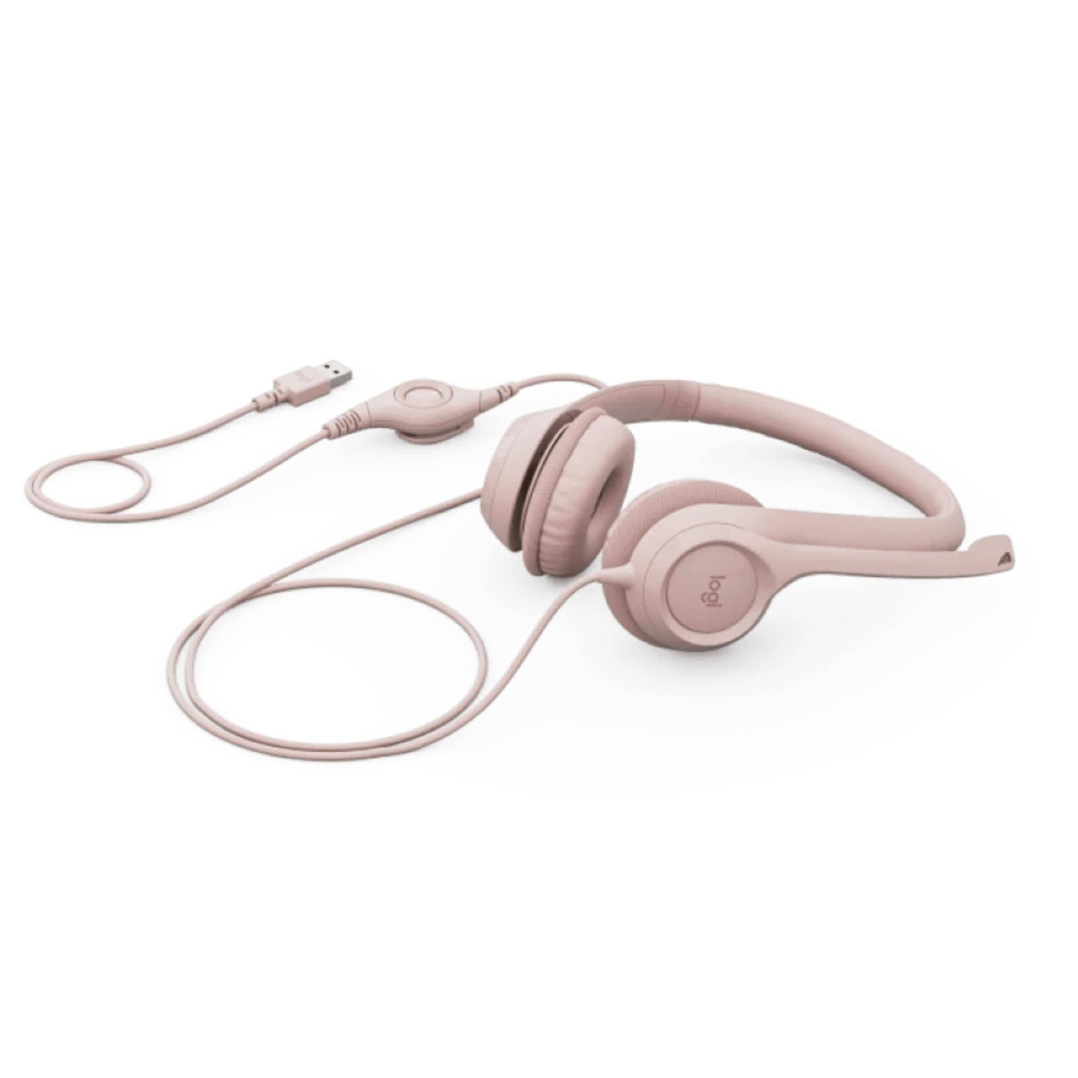 Logitech H390 USB Computer Headset Rose 981-001281