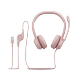 Logitech H390 USB Computer Headset Rose 981-001281