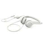 Logitech H390 USB Computer Headset White 981-001286