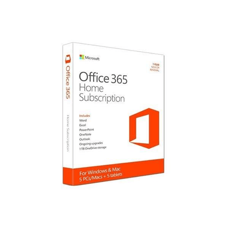 HP Microsoft Office 365 Home Medialess A100052-DP