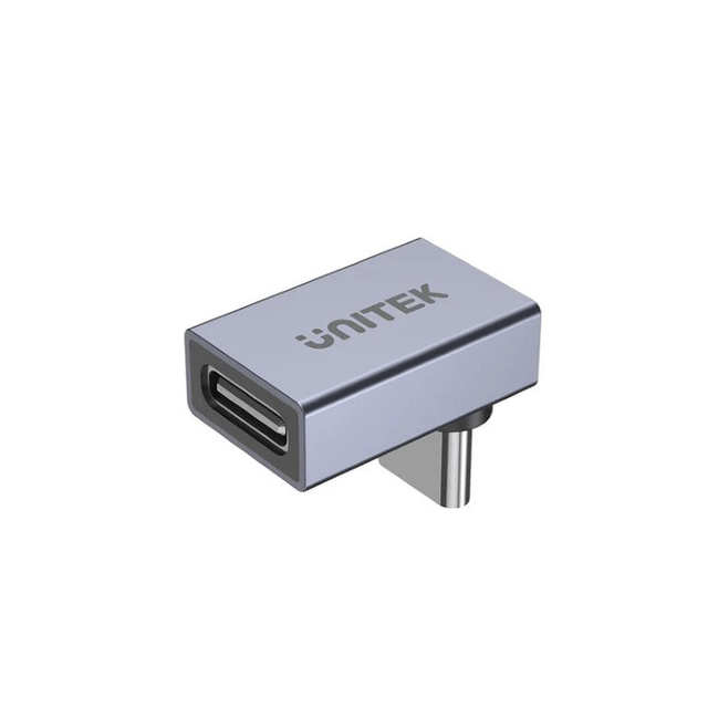 Unitek A1039GY01 USB4 Type-C Male to Female 90 Degree Adapter