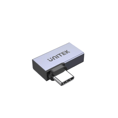 Unitek A1040GY USB4 USB-C 90 Degree Male to Female Adapter