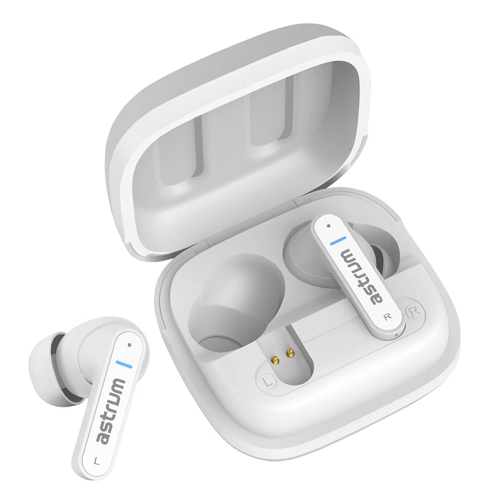 Astrum ET360 Active Noise Cancelling True Wireless Earbuds White A10536-Q