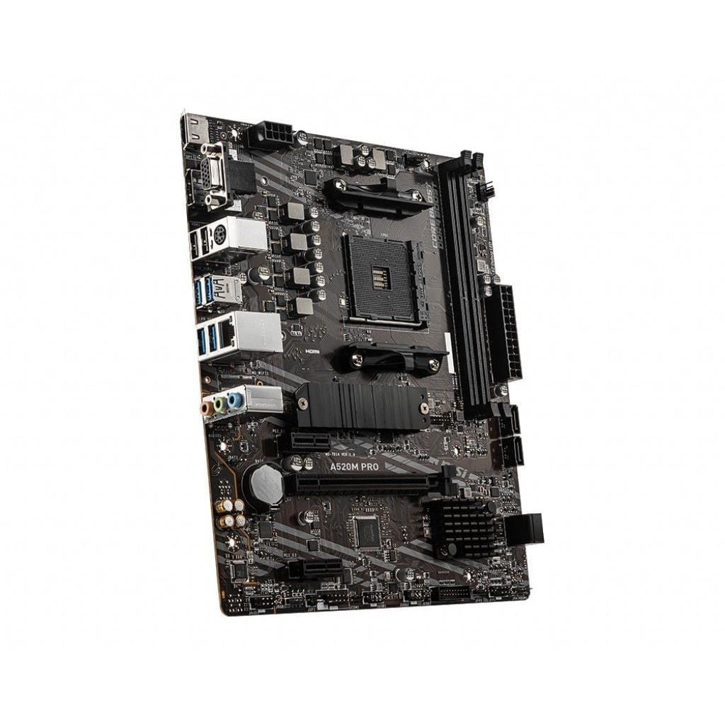 MSI A520M Pro AMD Socket AM4 micro ATX Motherboard