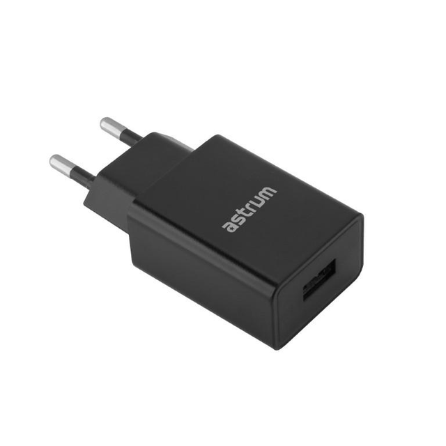 Astrum Pro U20 10W USB Wall Adapter Charger Black A92620EB