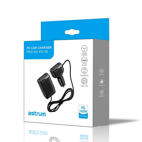 Astrum Pro Go PD33W 102W 4-in-1 USB-C Car Charger A93100AC