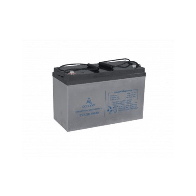 Acconet 12V 100Ah AGM Deep Cycle Battery AC-BAT-VRLA-12V100AH