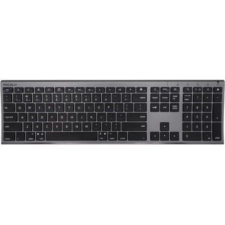 Macally Premium Bluetooth Rechargeable Keyboard and Mouse Combo for Mac - Space Gray ACEBTKEYSGCB