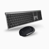 Macally Premium Bluetooth Rechargeable Keyboard and Mouse Combo for Mac - Space Gray ACEBTKEYSGCB