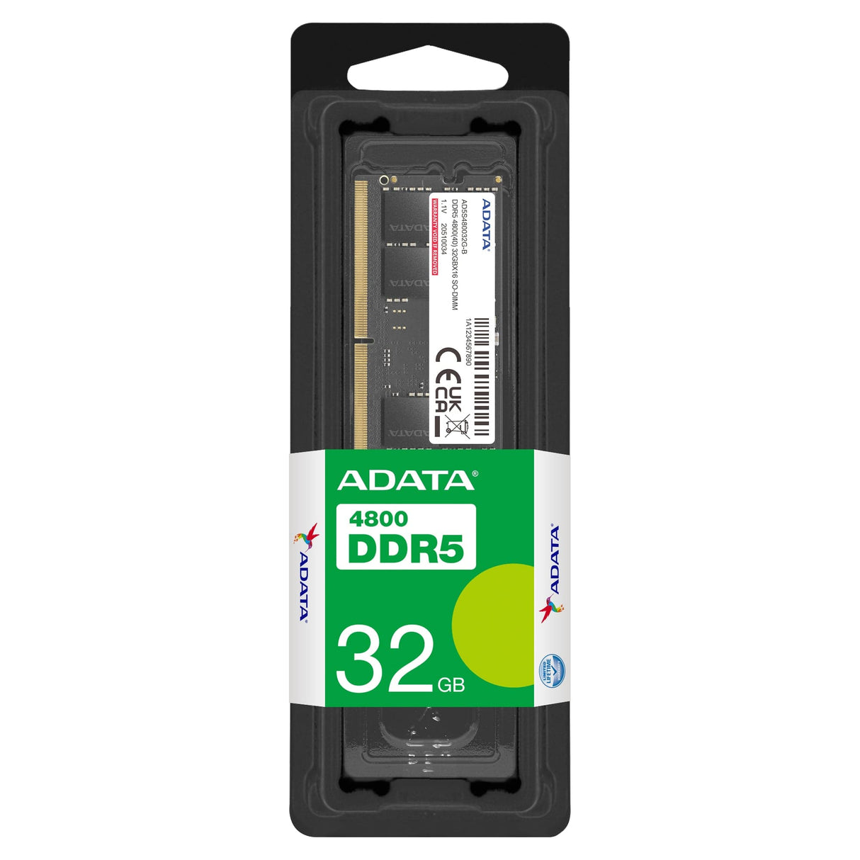 ADATA AD5S480032G-B Memory Module 32GB DDR5 4800MHz