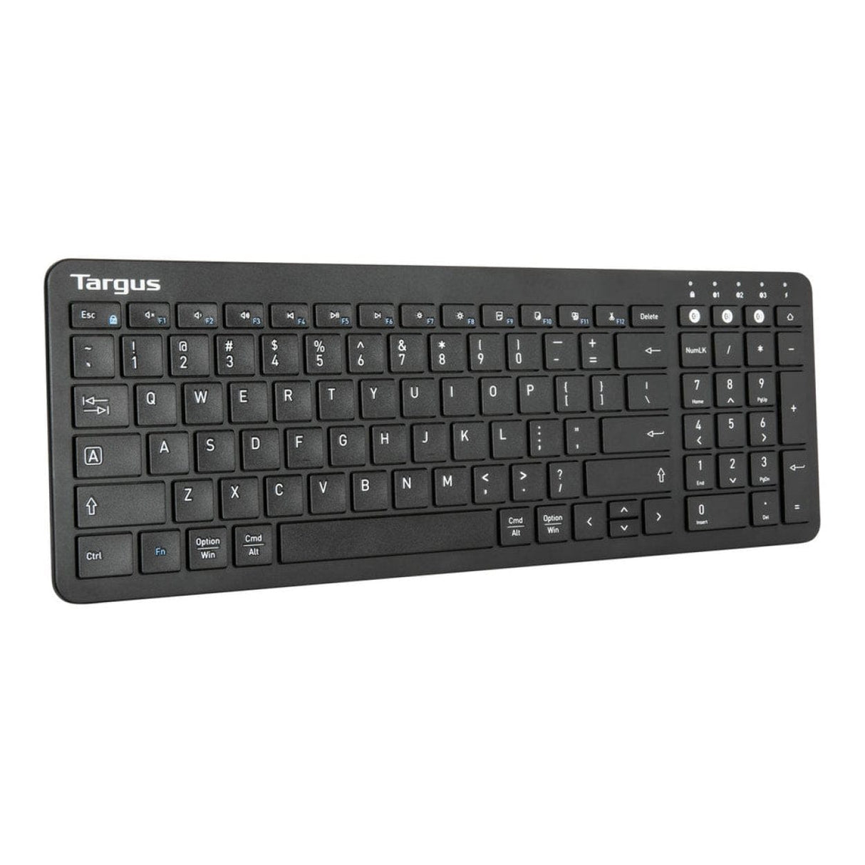 Targus Midsize Antimicrobial Wireless Keyboard and Mouse Combo Black AKM619AMUSZ