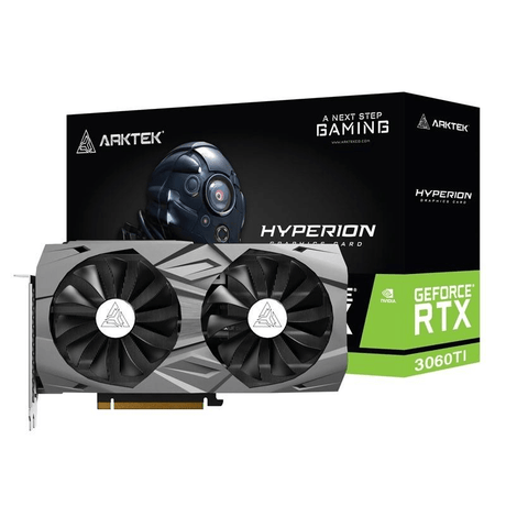 Arktek Nvidia Geforce RTX 3060 Ti 8GB DDR6 Graphics Card AKN3060TID6S8GH1