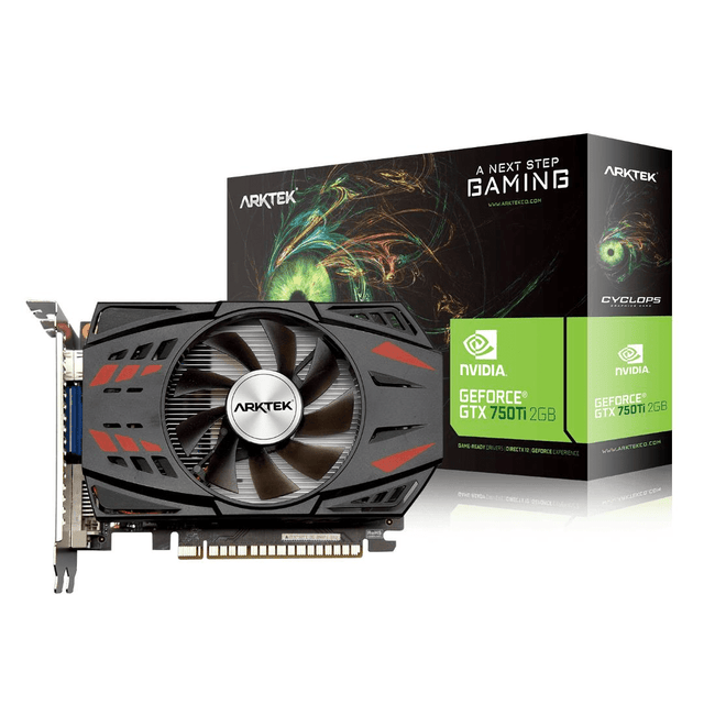 Arktek Nvidia GeForce GTX 750 Ti 2GB GDDR5 Graphics Card AKN750TID5S2GH1