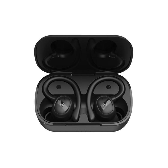 Amplify True Tunes Series 2.0 TWS Hook-on In-Ear Earphones with Charging Case AM-1118-BK(V2)