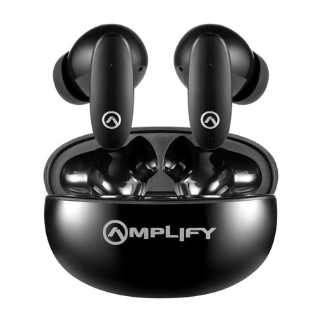 Amplify SoundSync Series True Wireless Earbuds with Charging Case Black AM-1131-BK