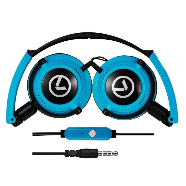 Amplify Symphony Series Wired Headphones Blue Black AM2005-BBK