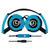 Amplify Symphony Series Wired Headphones Blue Black AM2005-BBK