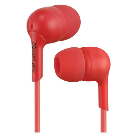 Amplify Pro Jazz Series In-ear Earphones - Red AMP-1002-RD