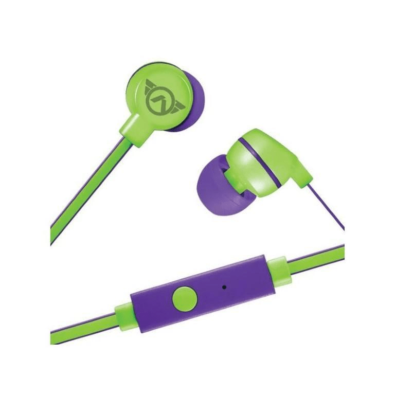 Amplify Sport Quick Series Earbuds Green Purple AMS-1003-GNPR