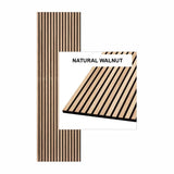 Parrot 600x2400mm Natural Walnut Slatted Wall Panel AP0624NW