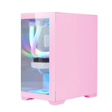 Armaggeddon Aquaron MicroATX Gaming Case - Pink AQUARONPNK