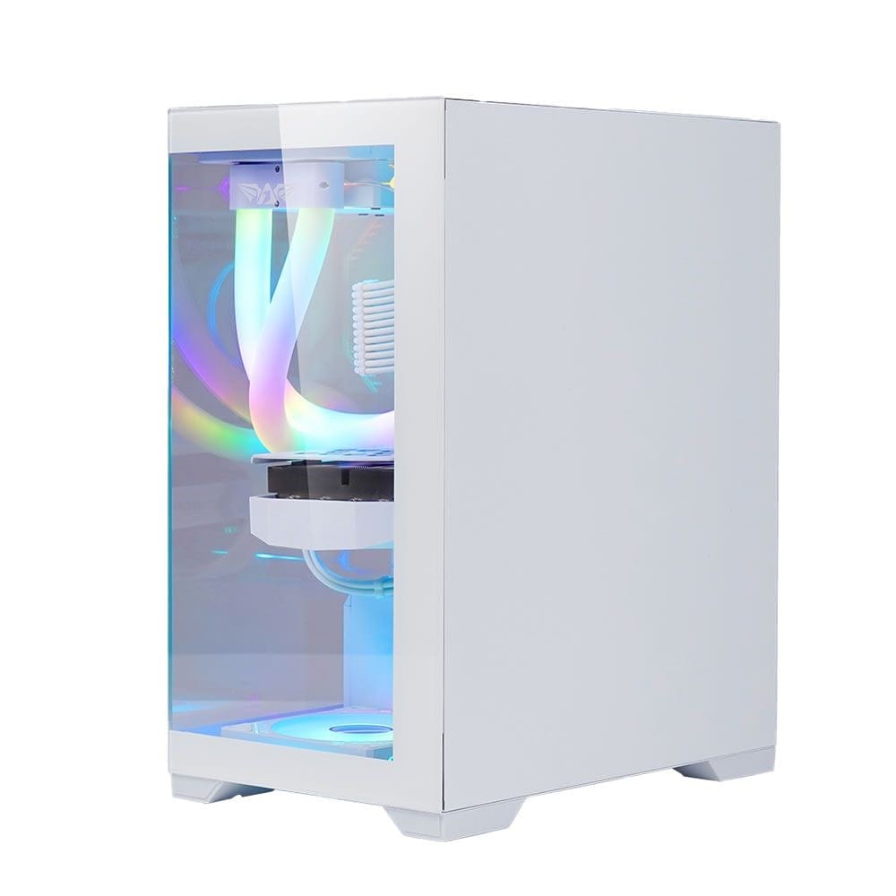 Armaggeddon Aquaron MicroATX Gaming Case - White AQUARONWHT