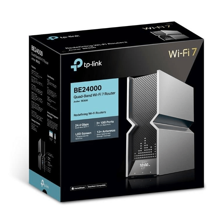 TP-Link Archer BE900 BE24000 Quad-Band Wi-Fi 7 Router