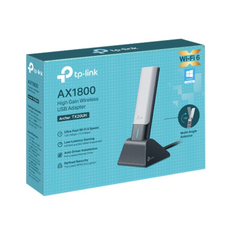 TP-Link Archer TX20UH AX1800 High Gain Wi-Fi 6 USB Adapter