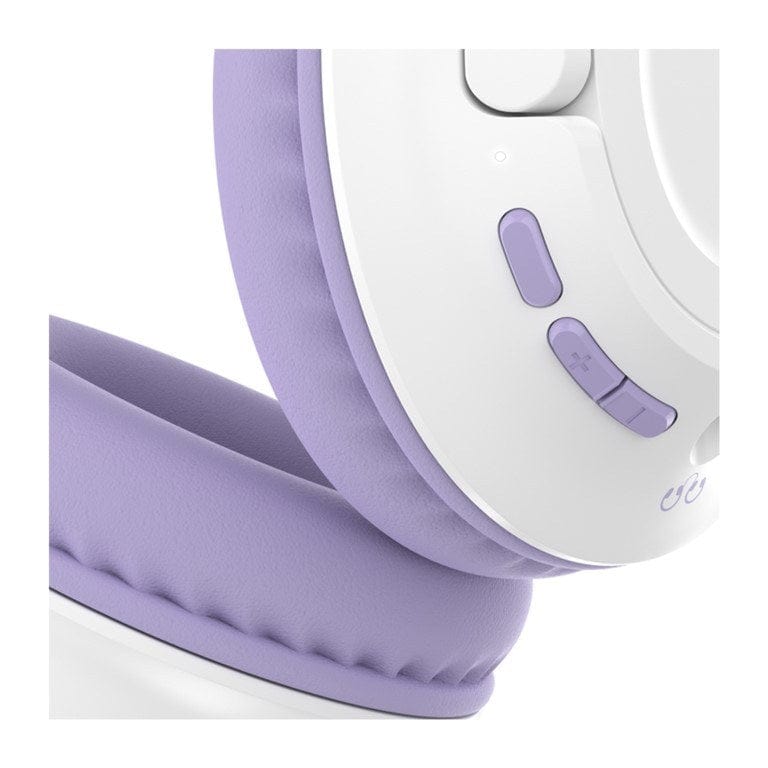 Belkin SoundForm Inspire Over-Ear Wireless Bluetooth Headset with Microphone for Kids Lavender AUD006BTLV