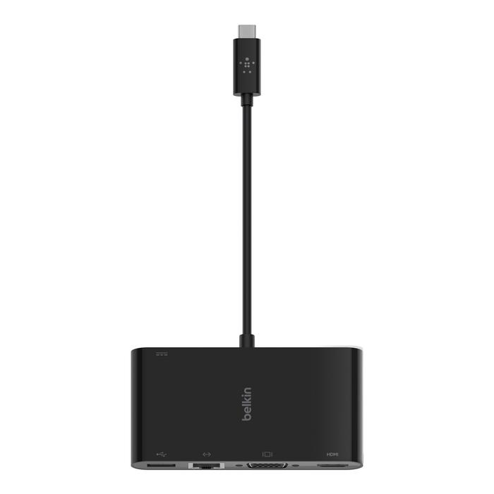 Belkin 100W 5-in-1 USB-C Multimedia and Charge Adapter Black AVC004BTBK