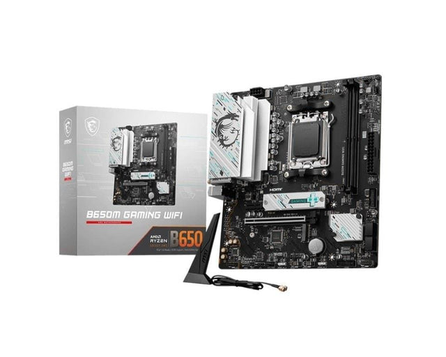 MSI B650M Gaming Wi-Fi AMD Socket AM5 mATX Motherboard