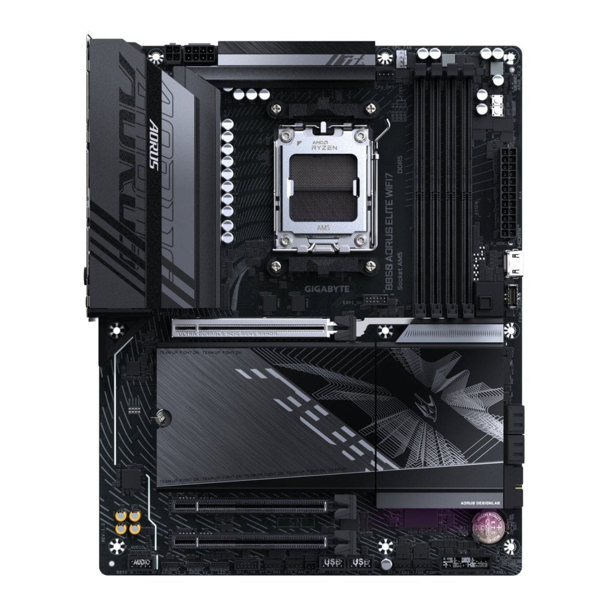 Gigabyte B850 AORUS Elite Wi-Fi 7 AMD Socket AM5 ATX Motherboard